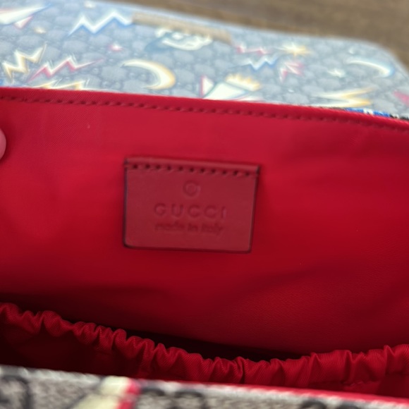 Gucci Bags Gucci Gg Supreme Monogram Space Diaper Bag Red Poshmark